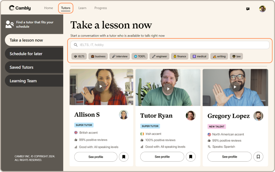 tutor page search options.png